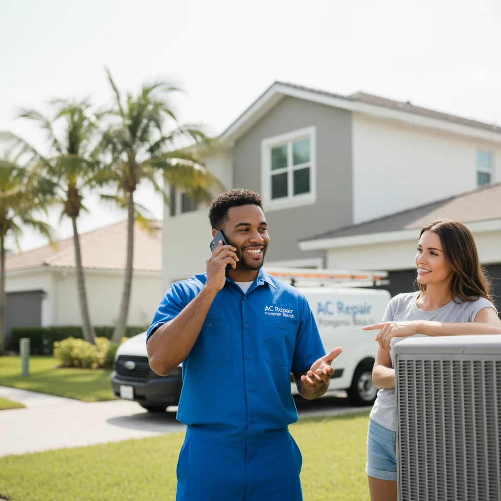 AC Repair Pompano Beach customer support in Queen City